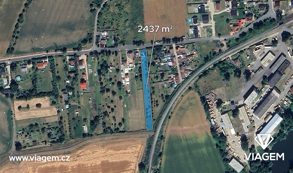 Prodej zahrady 228 m², Píšťany – náhled fotky 2