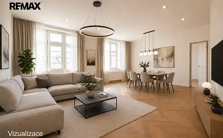 Pronájem bytu 3+1 127 m², Mírové náměstí, Louny