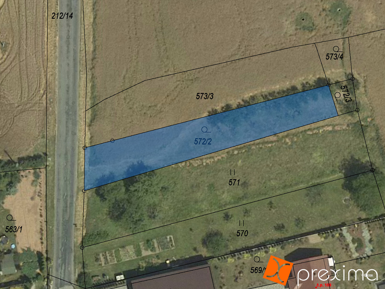 Prodej zahrady 231 m²