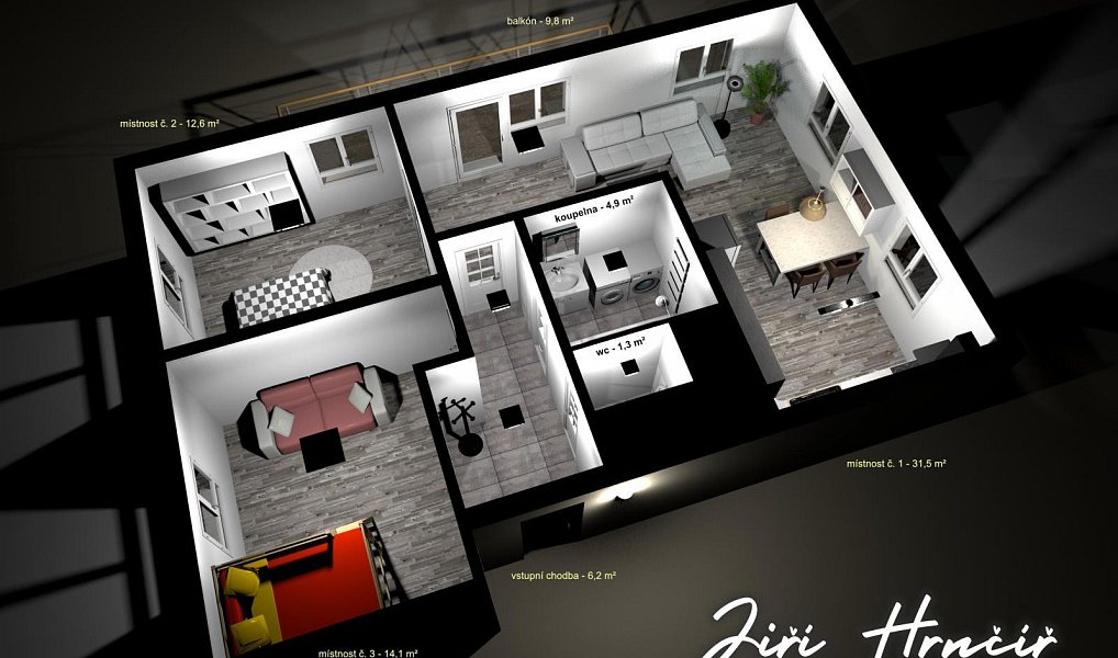 Prodej bytu 3+kk 77 m², Liberec – náhled fotky 20