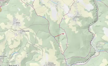 Dražba lesa 967 m², Vlastiboř