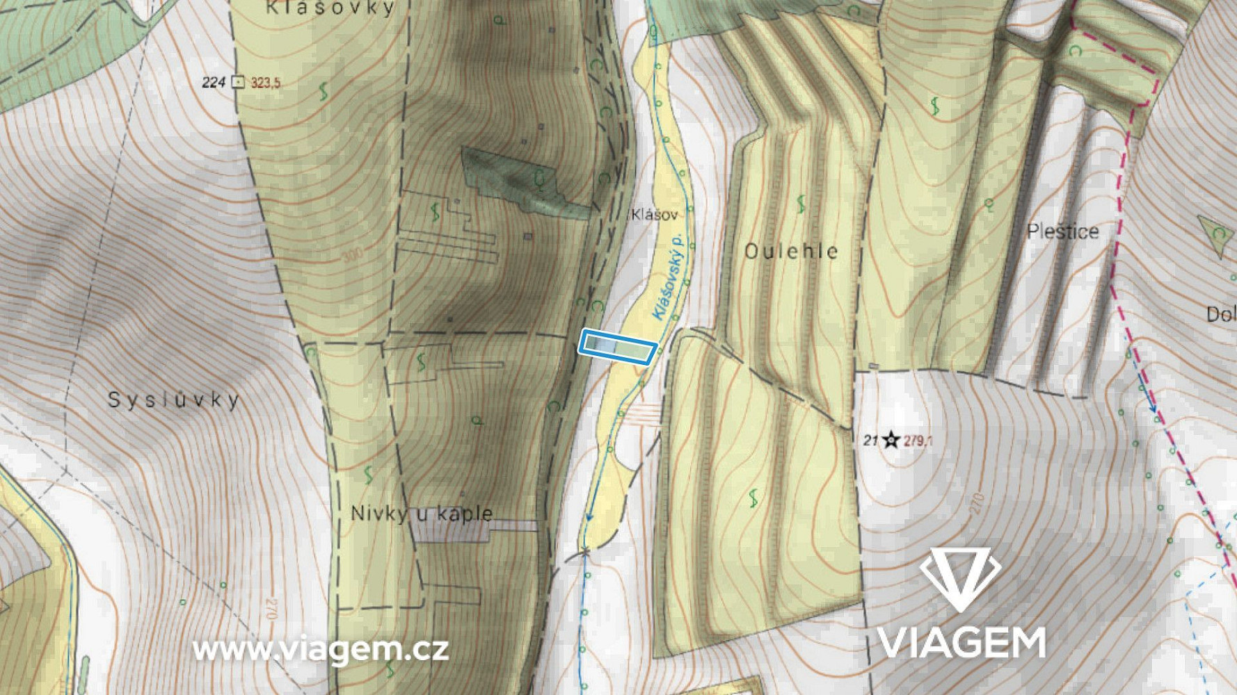 Prodej pole 2 535 m² – fotografie 3