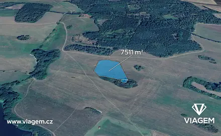 Prodej pole 834 m², Pačejov, okres Klatovy