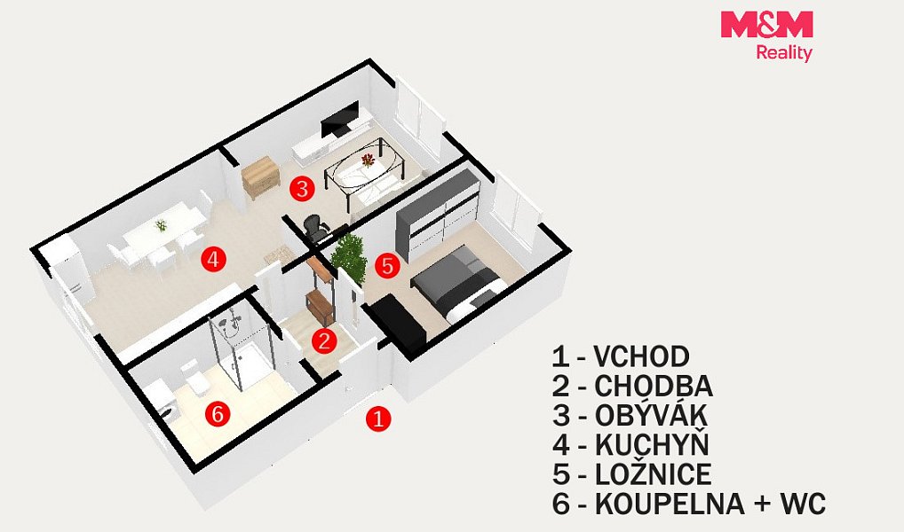 Prodej bytu 2+1 49 m², Ledeč nad Sázavou – náhled fotky 12