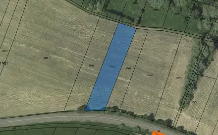 Prodej pozemku 6 177 m², Jesenec, okres Prostějov