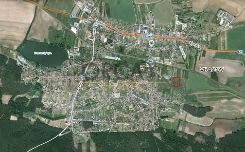Prodej pozemku 802 m², Vracov, okres Hodonín