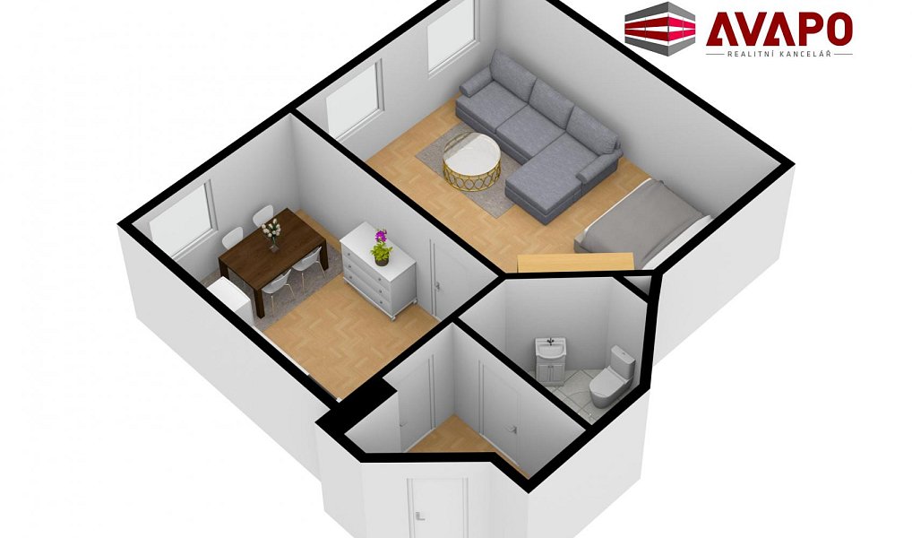 Pronájem bytu 1+1 43 m², Opava – náhled fotky 14