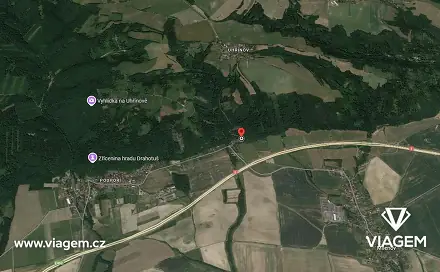 Prodej lesa 820 m², Milenov, okres Přerov