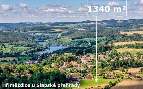 Prodej stavebního pozemku 1 340 m², Hřiměždice, okres Příbram
