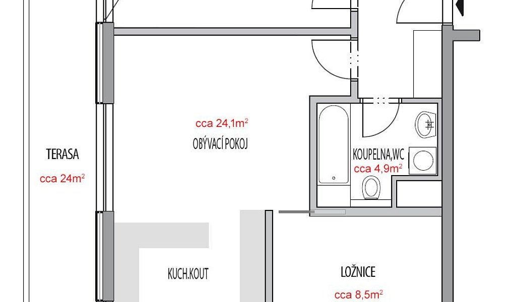 Prodej bytu 3+kk 81 m², Praha – náhled fotky 4