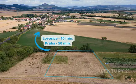 Prodej zahrady 1 493 m², Úpohlavy, okres Litoměřice