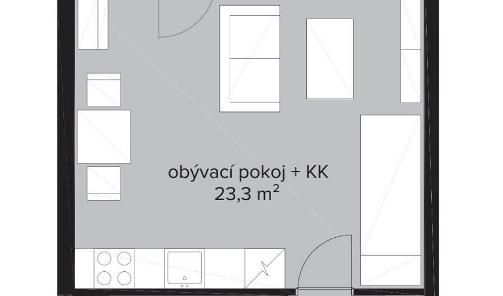 Prodej bytu 1+kk 33 m², Praha – náhled fotky 7