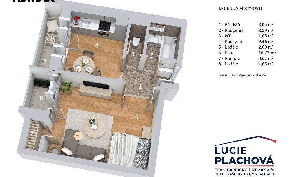 Prodej bytu 1+1 36 m², Hradec Králové – náhled fotky 2