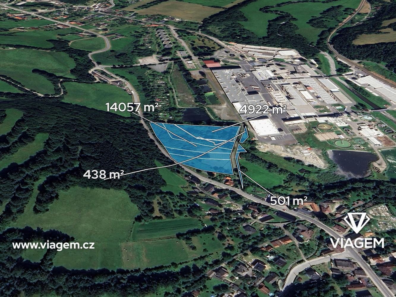 Prodej pole 905 m²