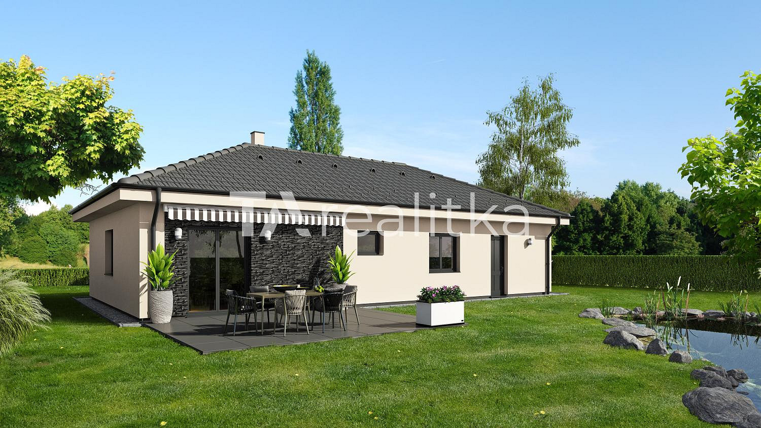 Prodej stavebního pozemku 982 m² – pohled 3
