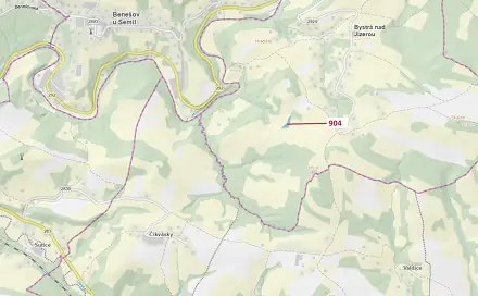 Dražba lesa 2 802 m², Bystrá nad Jizerou