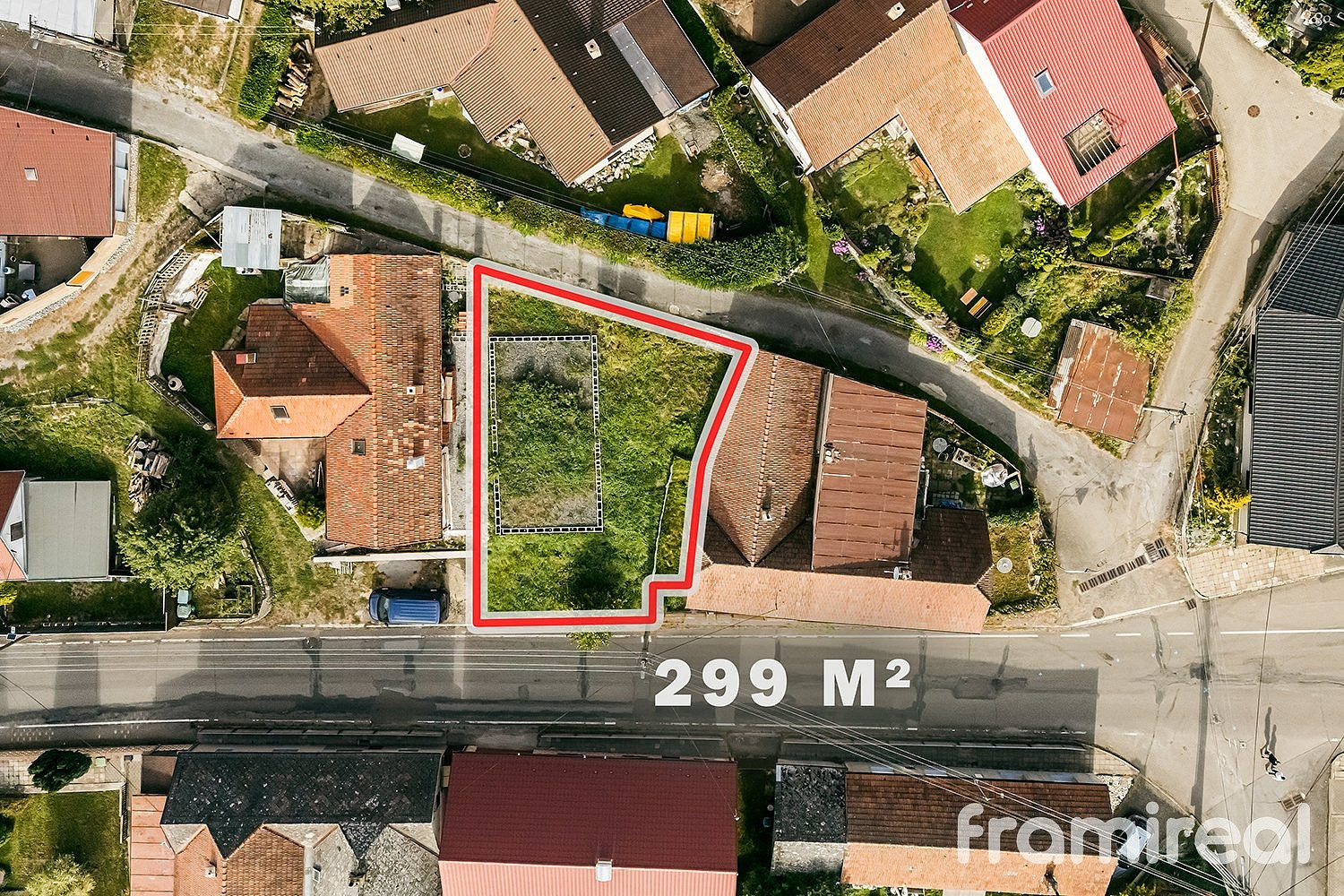 Prodej stavebního pozemku 299 m²