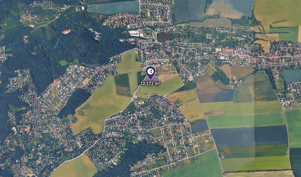 Prodej pole 12 172 m², Zdiby – náhled fotky 2