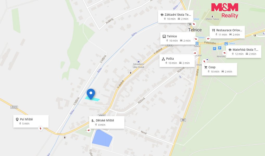 Prodej stavebního pozemku 465 m², Telnice – náhled fotky 8