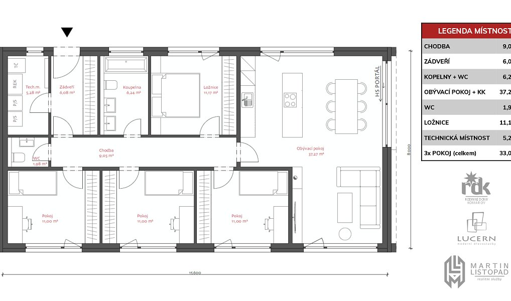 Prodej domu 110 m² s pozemkem 744 m², Komárov – náhled fotky 8