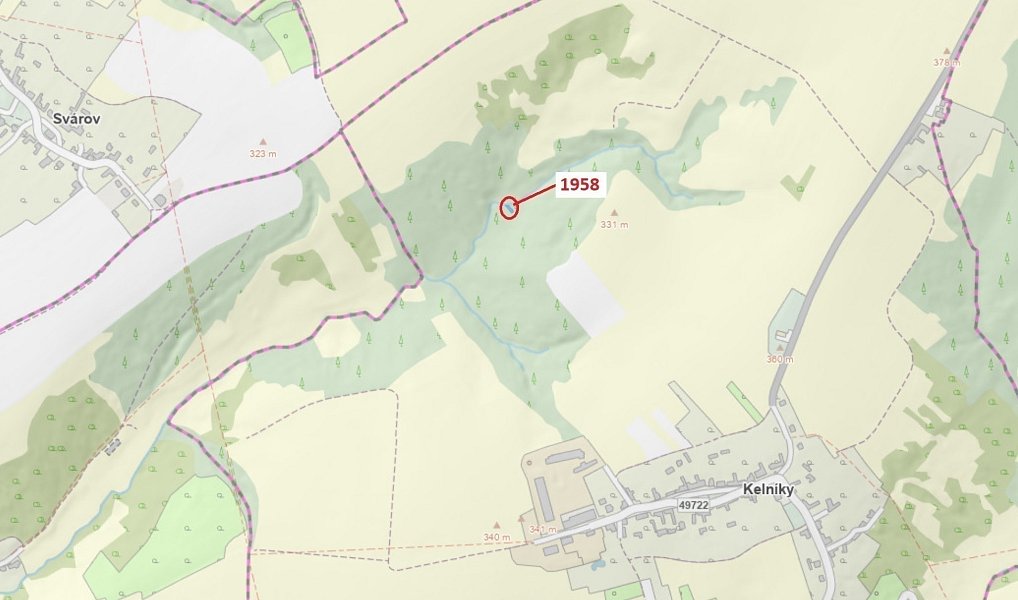 Dražba pozemku, 99 m², Zlín, Kelníky