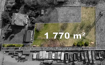 Prodej stavebního pozemku 1 770 m², Popinecká, Vratimov, okres Ostrava-město