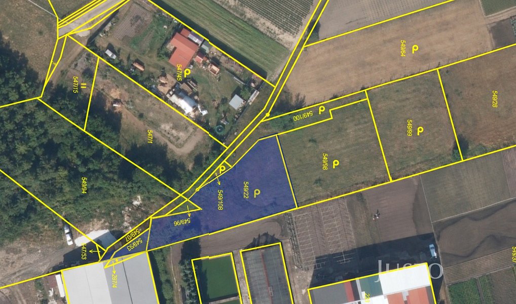 Prodej stavebního pozemku 991 m², Dřísy – náhled fotky 2