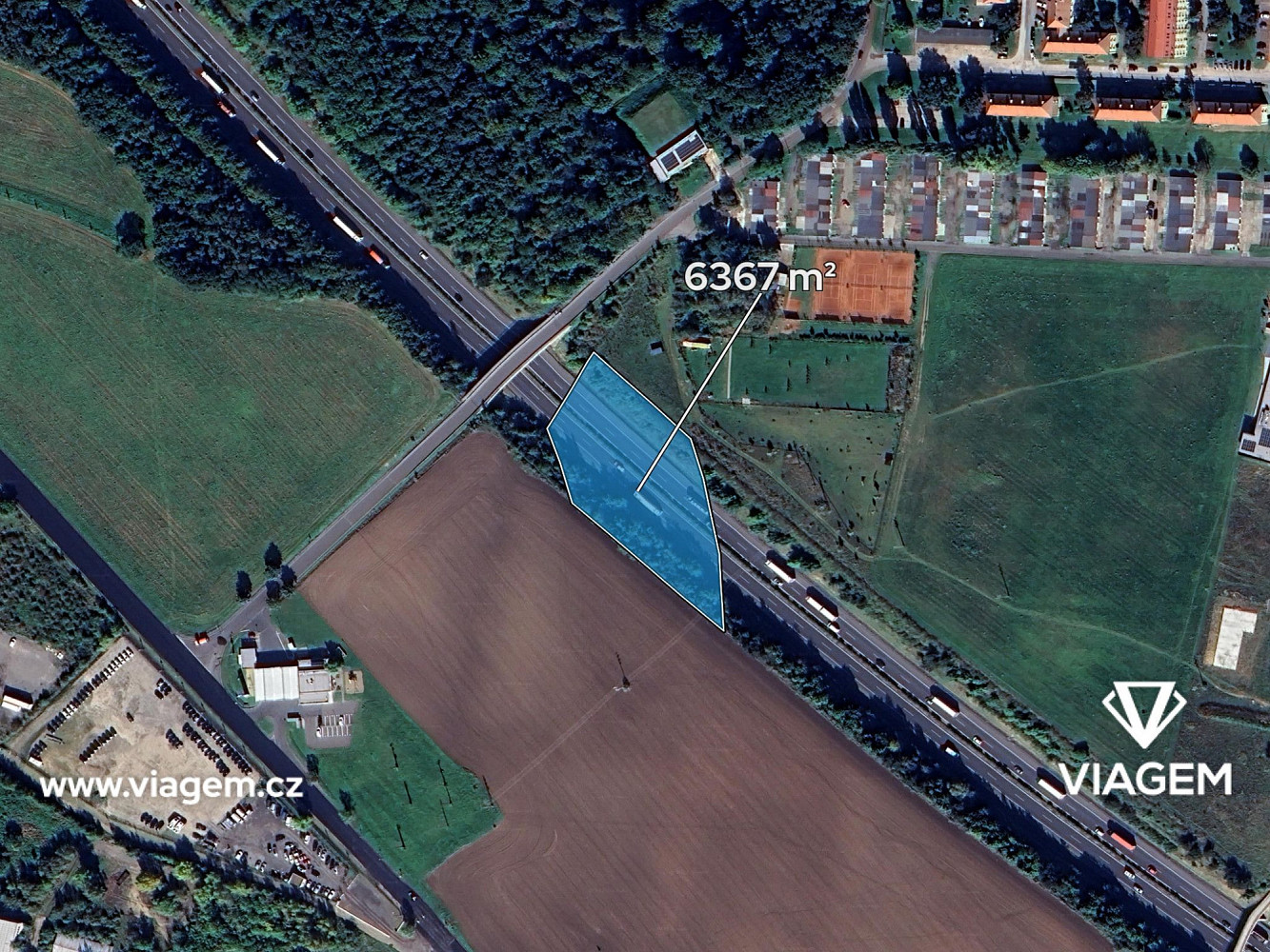 Prodej komerčního pozemku 6 367 m² – fotografie 3