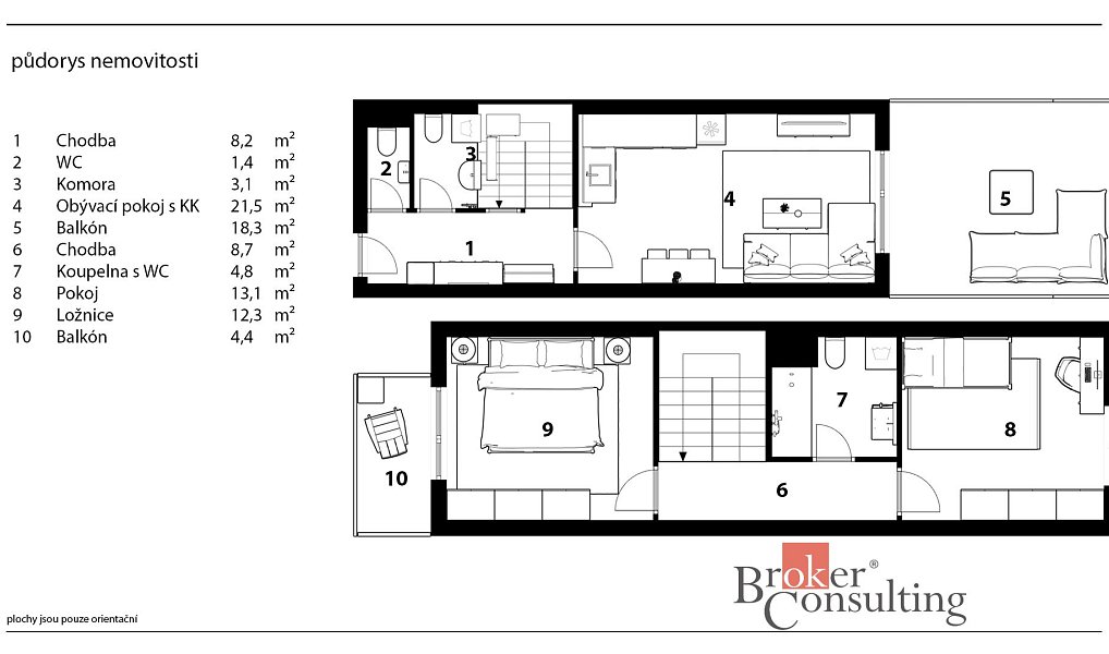 Prodej bytu 3+kk 73 m², Pardubice – náhled fotky 13