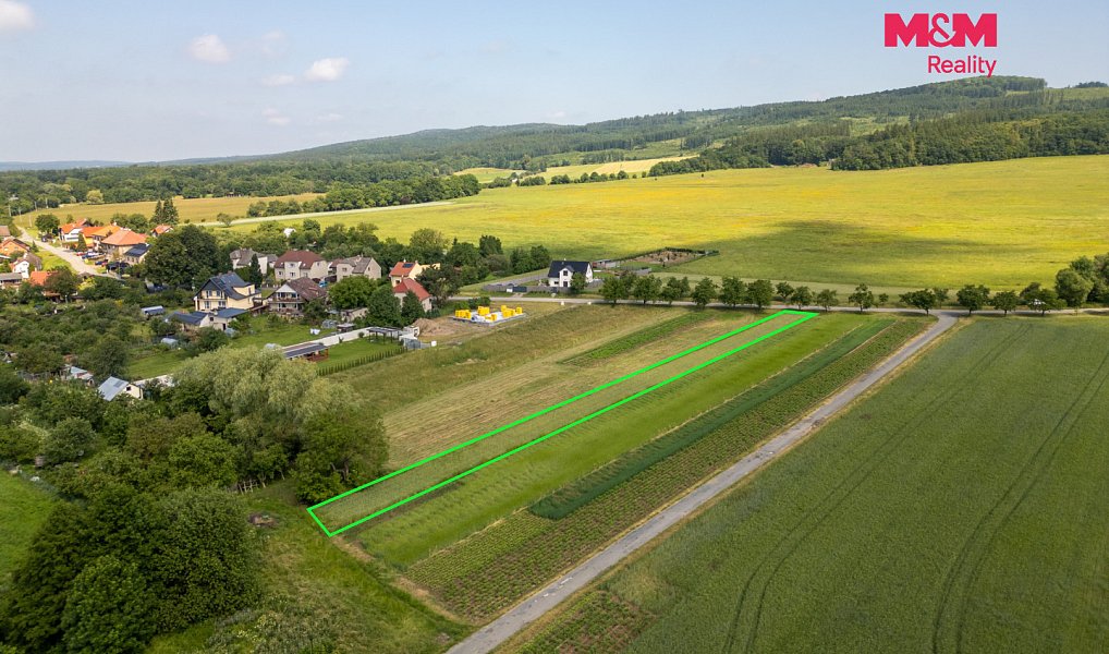 Prodej pole 872 m², Velký Újezd – náhled fotky 3
