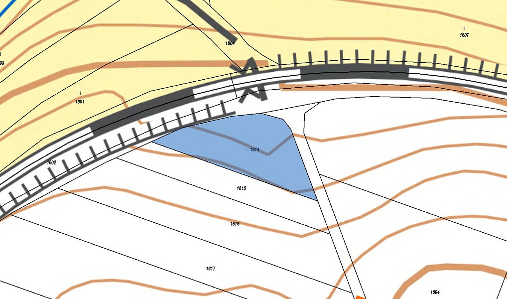 Prodej pole 296 m², Postupice – náhled fotky 3