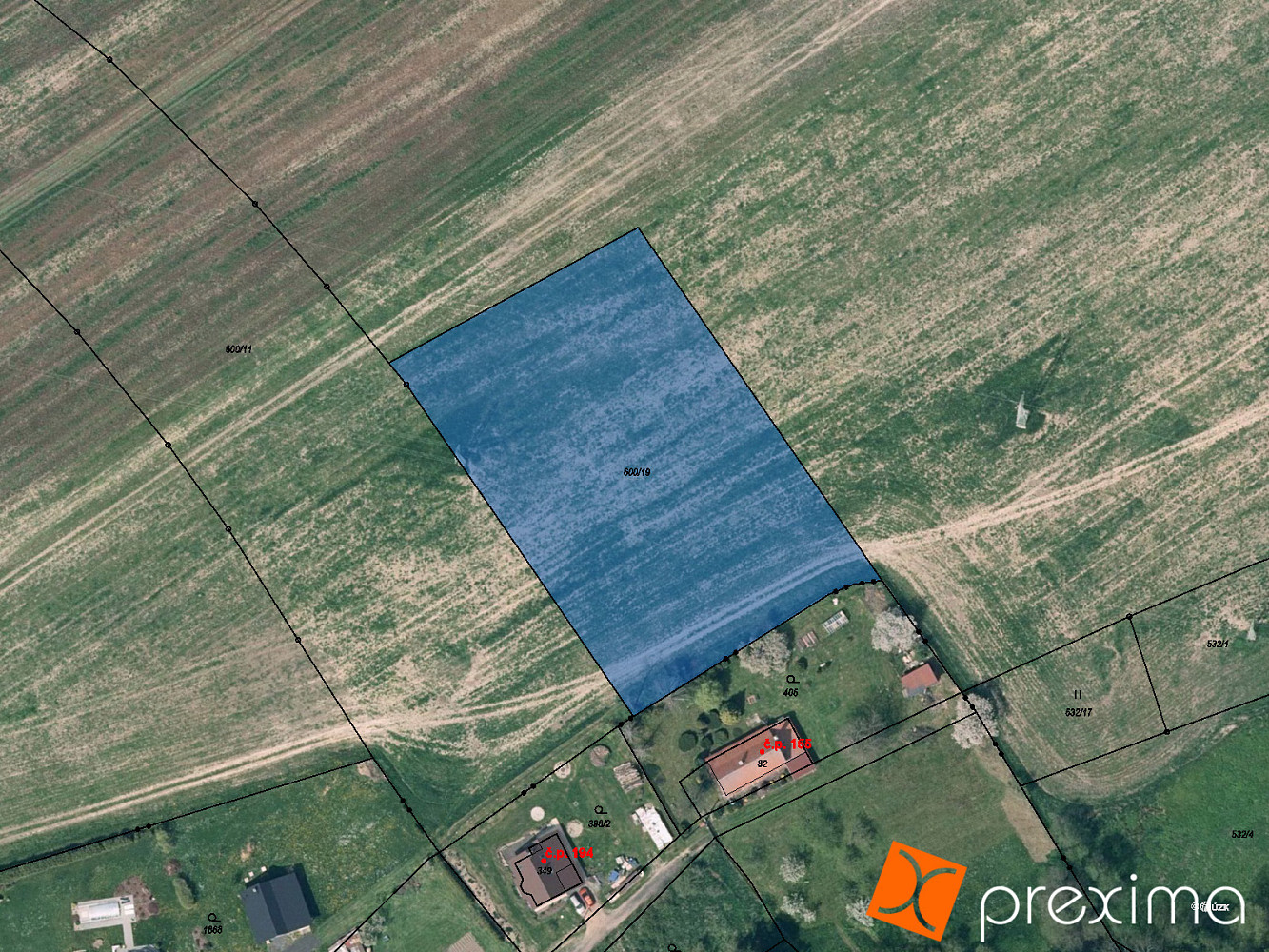 Prodej pole 468 m²