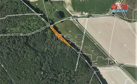 Prodej lesa 892 m², Všeruby, okres Domažlice