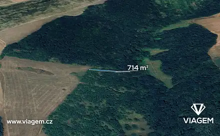 Prodej zahrady 714 m², Popovice, okres Uherské Hradiště