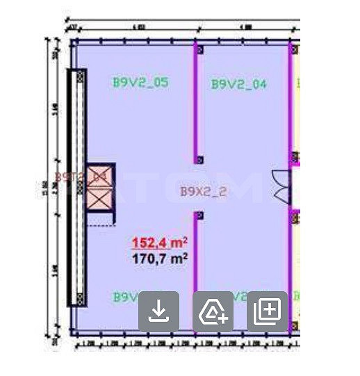 Pronájem kanceláře 170 m² – fotografie 3
