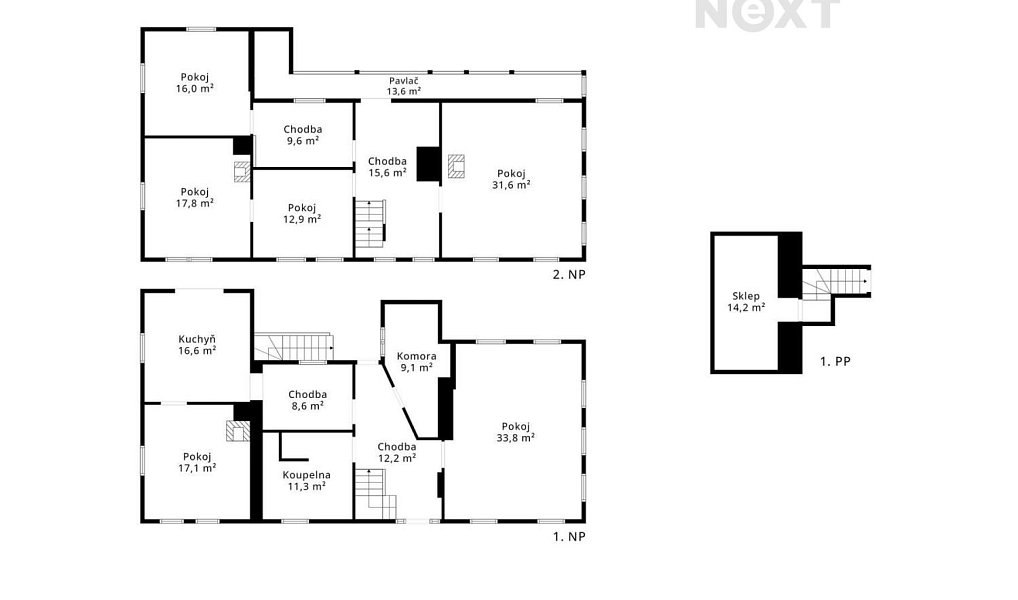 Prodej domu 225 m² s pozemkem 1 262 m², Skalice u České Lípy – náhled fotky 21
