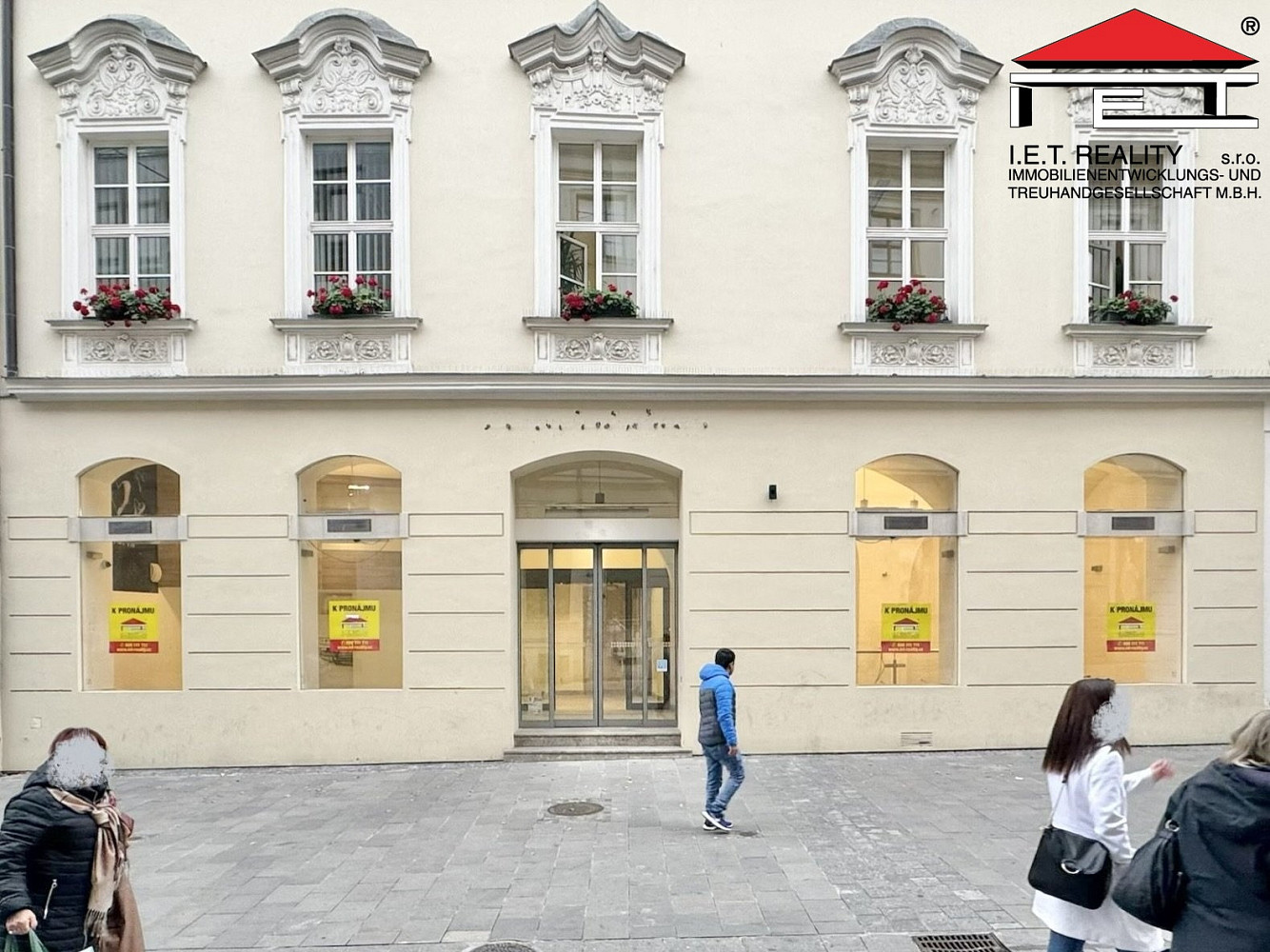 Pronájem obchodních prostor 260 m²