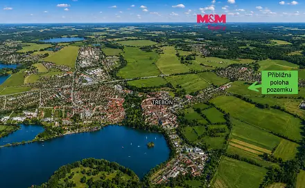 Prodej louky 2 406 m², Třeboň - Třeboň I, okres Jindřichův Hradec