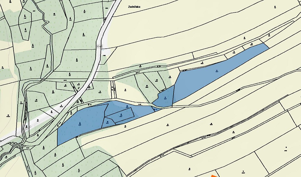 Prodej lesa 1 502 m², Proseč – náhled fotky 3