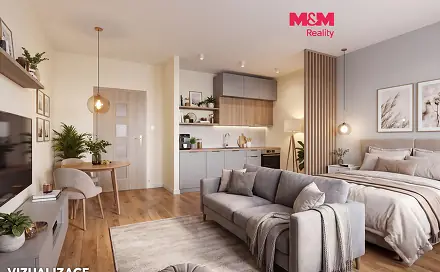 Prodej bytu 1+kk 31 m², U Pivovarské zahrady, Ústí nad Labem - Krásné Březno