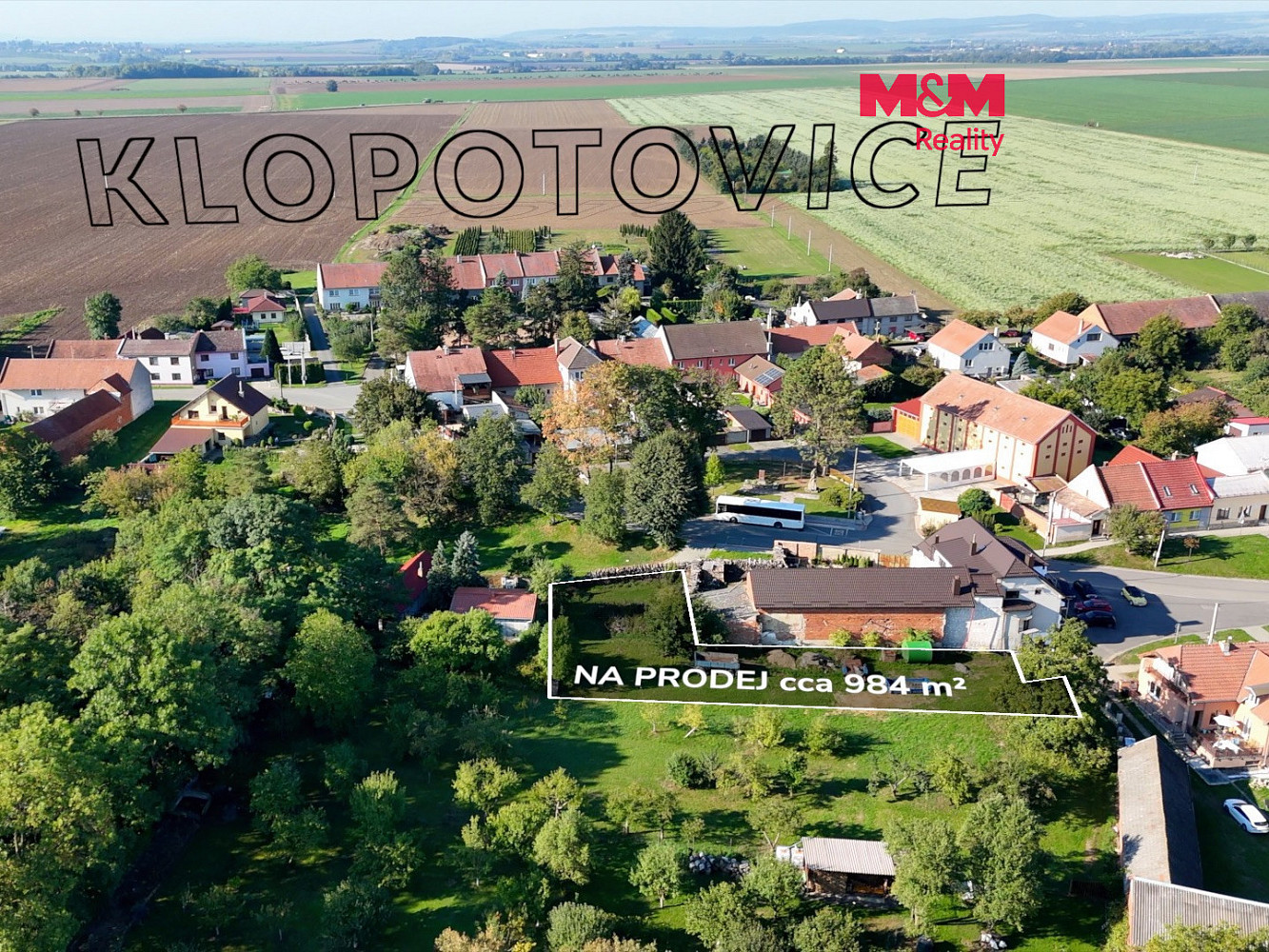 Prodej stavebního pozemku 984 m²