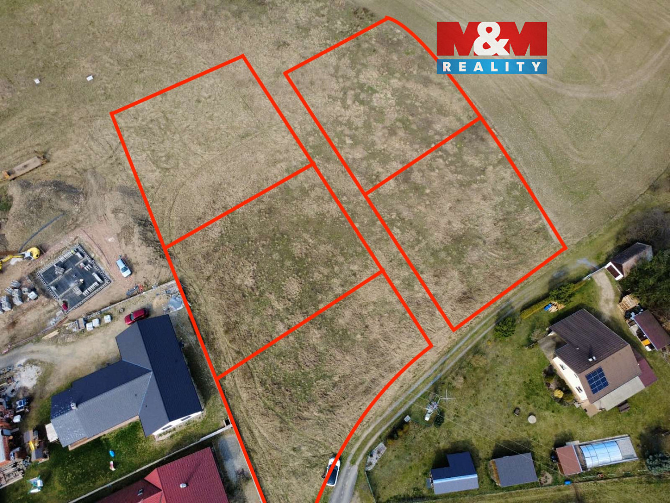 Prodej stavebního pozemku 4 449 m²