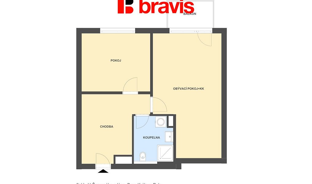 Pronájem bytu 2+kk 56 m², Brno – náhled fotky 5