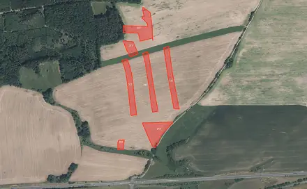 Prodej pole 50 679 m², Občov, okres Příbram