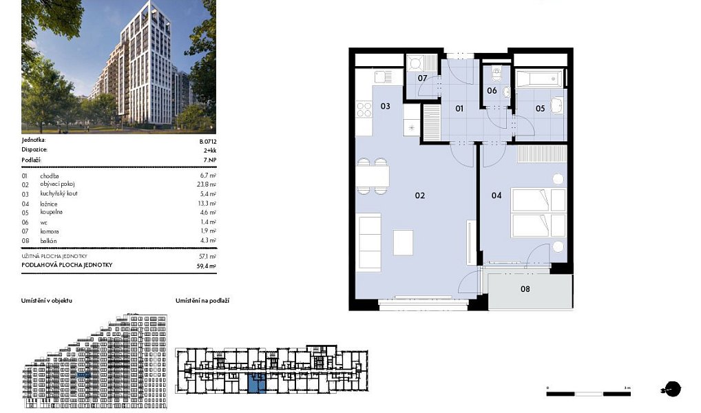 Prodej bytu 2+kk 57 m², Brno – náhled fotky 6