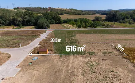 Prodej stavebního pozemku 616 m², Ivančice - Hrubšice, okres Brno-venkov