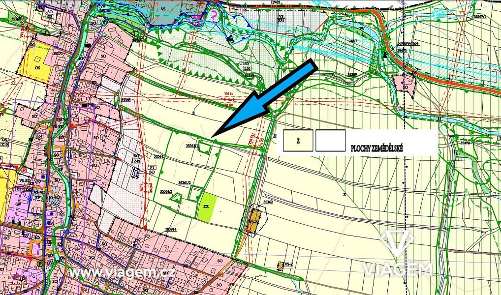 Prodej pole 18 620 m², Mořkov – fotka 1 z 5