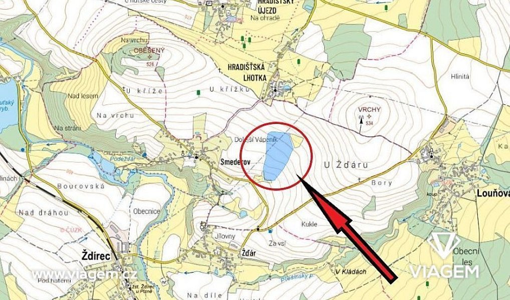 Prodej pole 37 313 m², Ždírec – náhled fotky 4