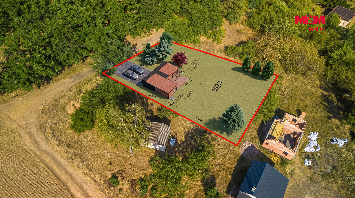 Prodej stavebního pozemku 849 m² – fotografie 4