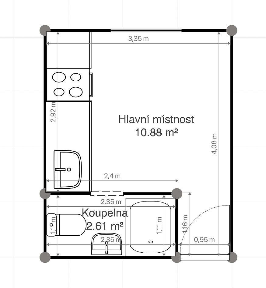 Prodej bytu 1+kk 18 m² — photo 4